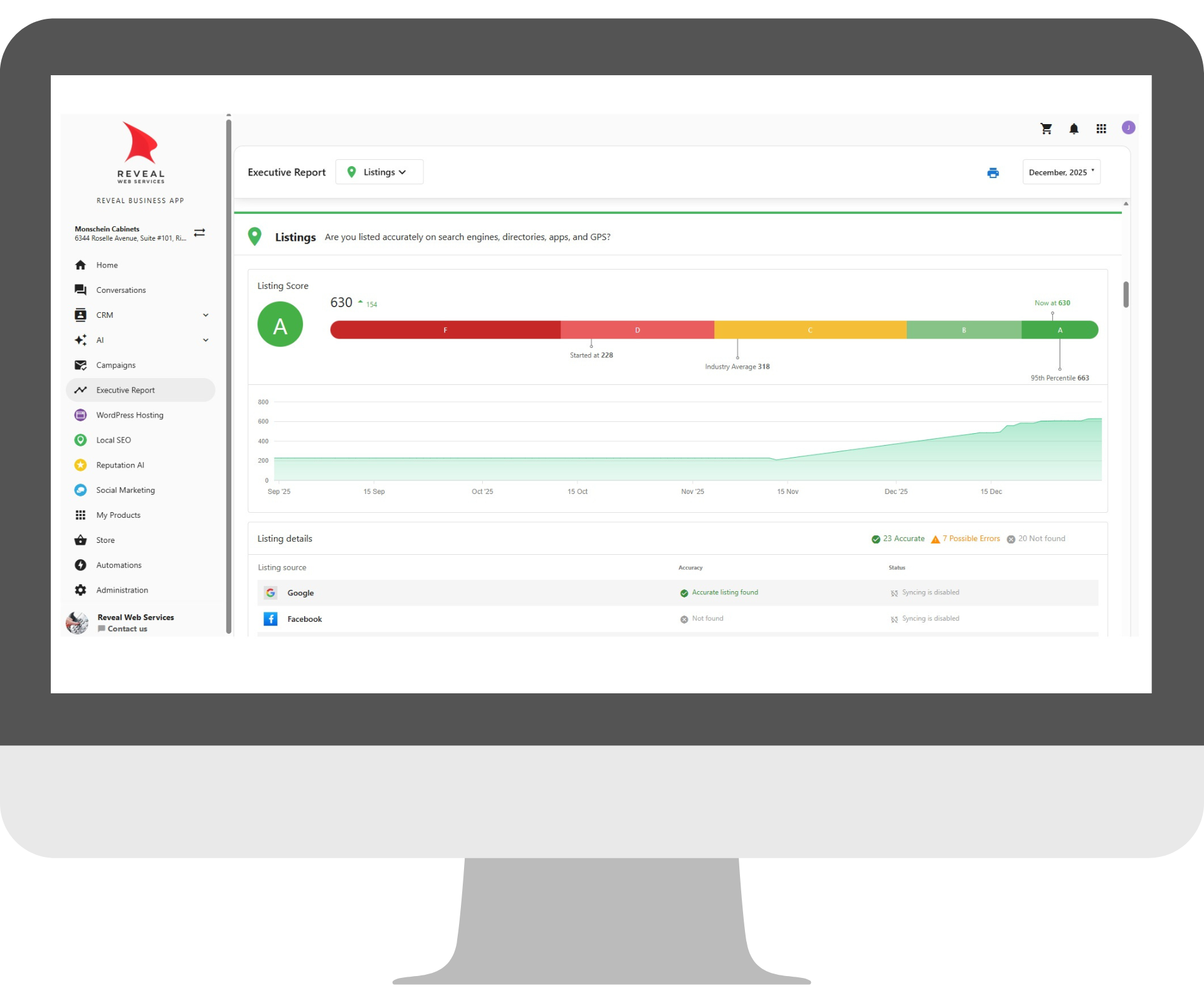 Business growth concept with rising arrows and data charts.